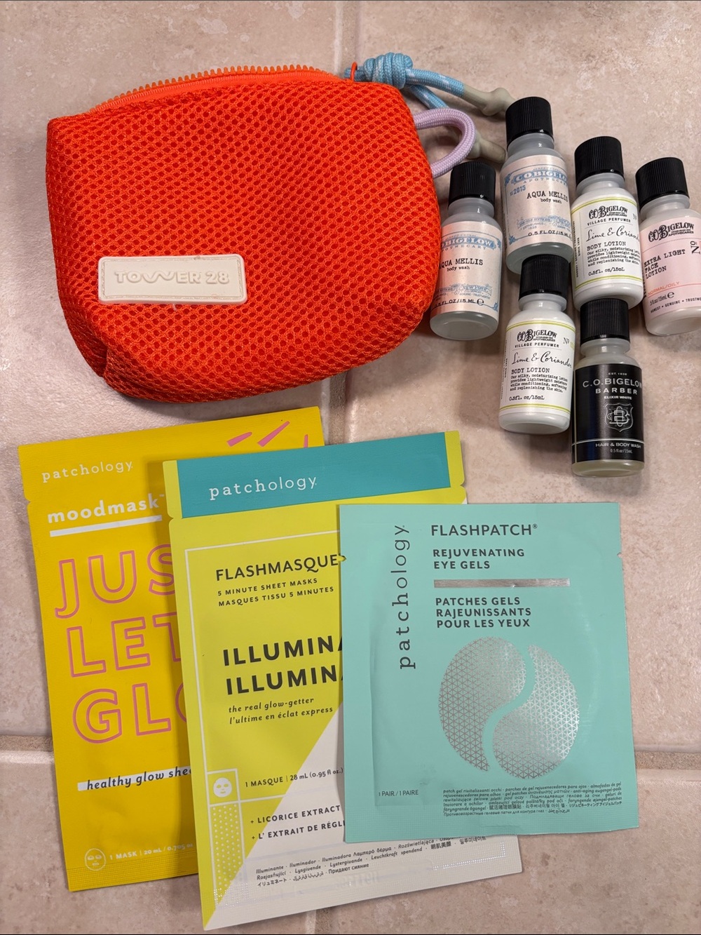 Brand new assorted skincare bundle - Tower 28, patchology, CO Bigelow